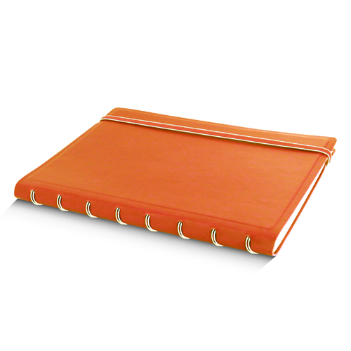 Poznámkový blok Filofax A5, oranžový