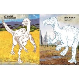 Omaľovánky s tetovaním JM - Dinosaury