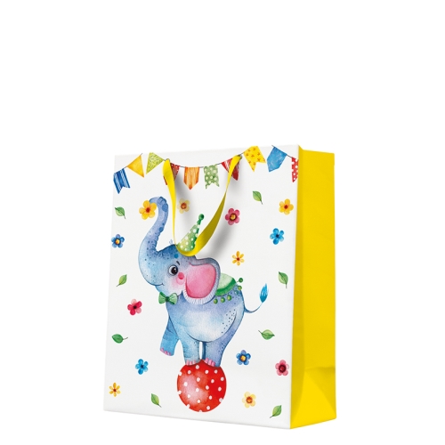 Circus Elephant gift bag, large