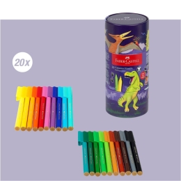 Faber-Castell markers with clip 20 pcs /colours (1)