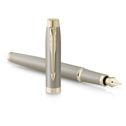 Fountain pen PARKER IM The Finishing Touch Sandstone - nib F