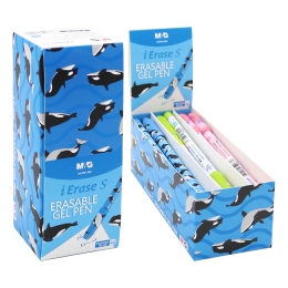 Erasable Gel Pen M&G Animals Gel Pen 0.5 mm - blue ink (1)