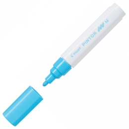 Pintor, PO, Medium, acrylic marker pastel blue