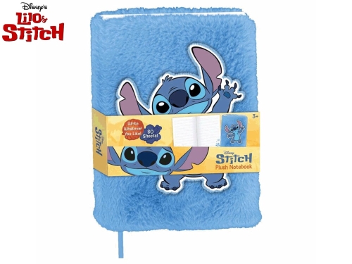 Lilo & Stitch 22x16x2,5cm plush blue notebook 80pages