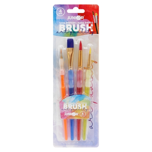 Set of brushes JUNIOR ART Quality - 4 pcs