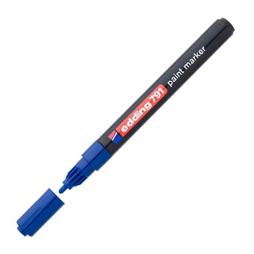 Popisovač lakový Edding 791 modrý