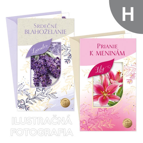 Blahoprajná karta H 