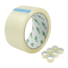 Low-noise adhesive tape 48 mm x 66 m - transparent 42 mic