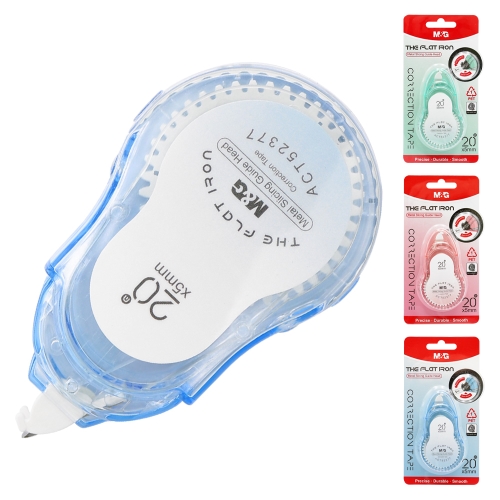 Corrector tape M&G The Flat Iron 5 mm x 20 m (mix of 3 colours)