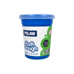 Box 4 jars of 116 g Soft Dough, green