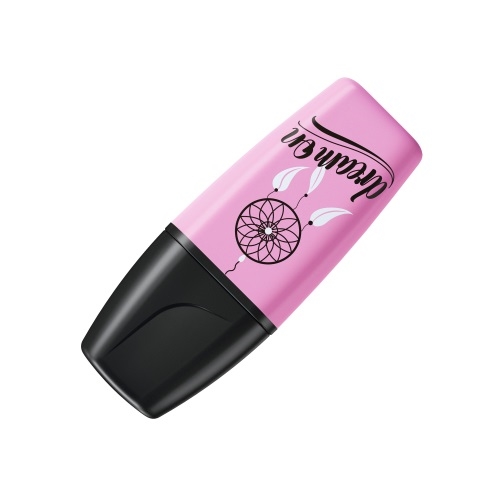 Highlighter - STABILO BOSS MINI Pastellove 2.0 - soft fuchsia color