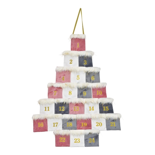 Advent calendar 55x77 cm for hanging, textile