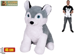 Plush Friends 45cm plush sitting husky 0m+