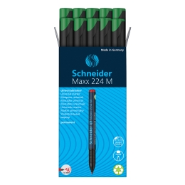 Marker Schneider Maxx 224 permanent, tip M - green (7)