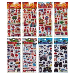 PVC stickers on blister (mix of designs) (1)