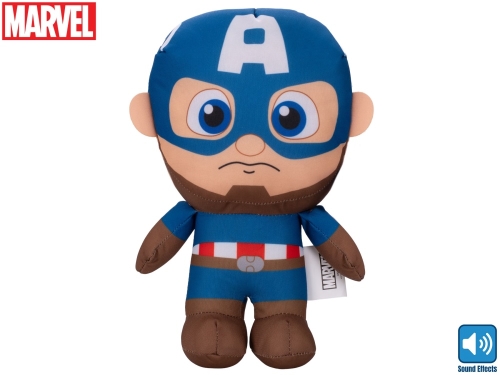 Avengers 28cm BO "try me" plush Captain America w/sound 12m+