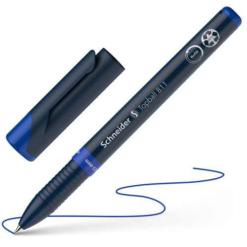 Roller Schneider Topball 811 - modrá náplň