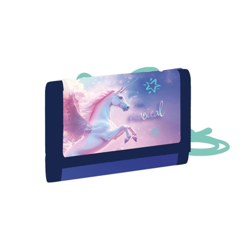 Children's textile wallet - Pegasus