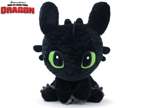 HTTYD - 60cm plush sitting Nightfury dragon 0m+