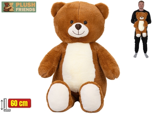 Plush Friends 60cm plush sitting bear 0m+