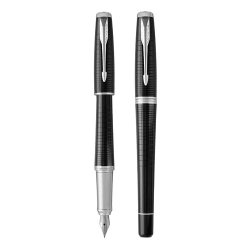 Fountain pen PARKER URolleran Premium Ebony Lacquer CT -F-