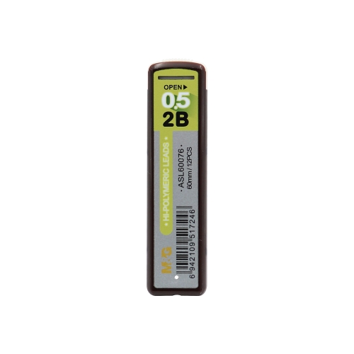 Graphite inks M&G Terra 2B/0,5 mm /12 pcs