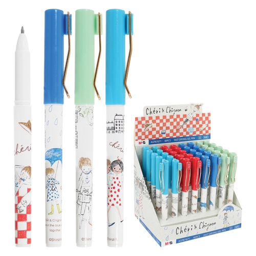 Gel pen M&G Chéri & Chignon 0.7 mm, blue