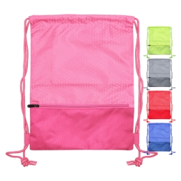 Vrecko na prezúvky s prednou kapsou a vreckom vo vnútri (mix 5 farieb)