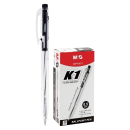 Ballpoint pen M&G K1 (0,5 mm) - black refill