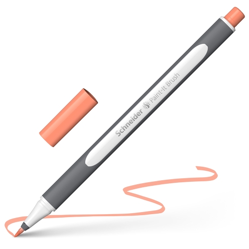 Popisovač Schneider Paint-it 070 Brush F - apricot pastel
