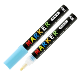 M&G Acrylic Marker 2 mm acrylic, display mix 30 colors x 6 pcs (1)