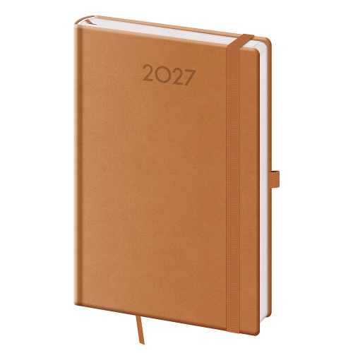 2027 Weekly A5 Print Plus Planner - Natural Brown