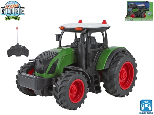 Kids Globe Farming 22,5cm BO R/C 2,4GHz plastic full function tractor in OTB