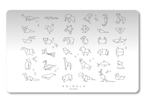 Table mat 60x45 cm PP Origami