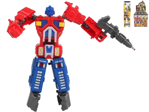 2asstd (red,yellow) 14cm plastic robot/pen in PBX 20pcs in DBX