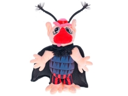 37cm BO"try me" plush Pucmeloud big bee w/6different fairy songs/sentences each in polybag (1)