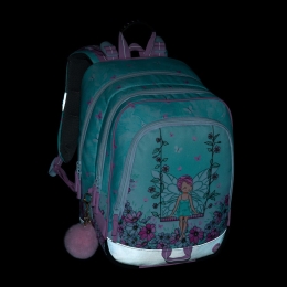 Školský batoh BagMaster ALFA 25 A - Víla (4)