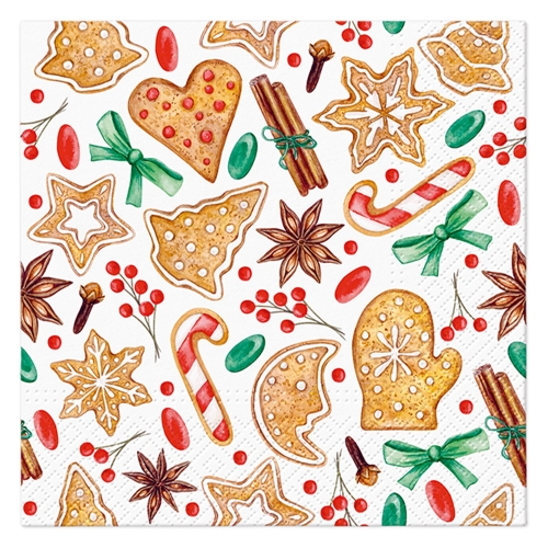 Obrúsky TaT 33x33cm Cozy Cookies