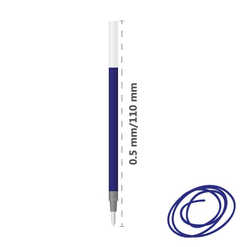Refill gel PILOT G-1 0.5 mm - blue