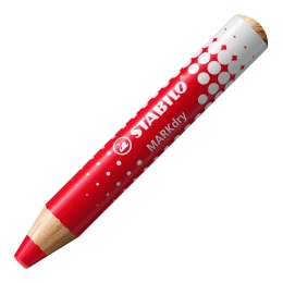 Dry marker for blackboard and flipchart - STABILO MARKdry - red