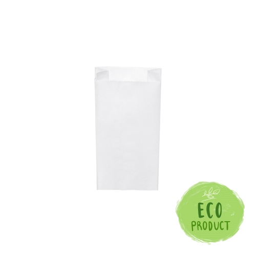 Vrecká desiatové pap. - biele 1 kg (12+5 x 24 cm) /1000ks/