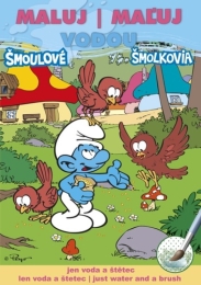 Coloring page A5 Akim Paint with water - Smurfs