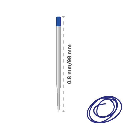 Ball cartridge KOH-I-NOOR 4442 - blue