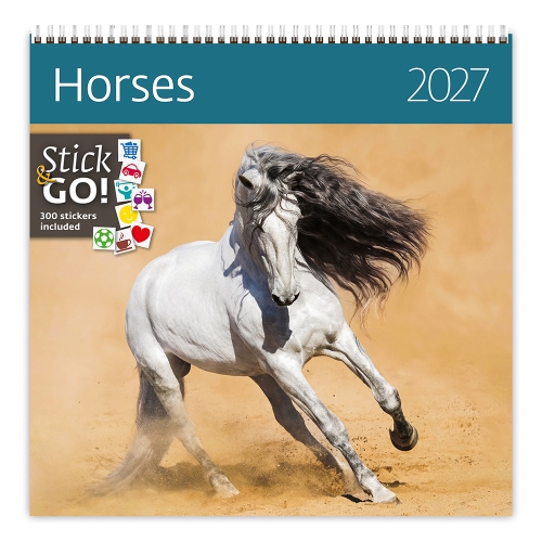 Nástenný kalendár 2027 Horses