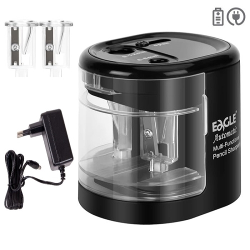 Strúhadlo elektrické Eagle EG-5161BA adaptér 230V, dva otvory - čierna