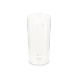 Returnable cup (PP) reusable Longdrink O56mm 2cl/0.2L [10 pcs]