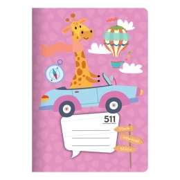 Notebook A5, 10 sheets - ruled 511 with 1 help. line (1)