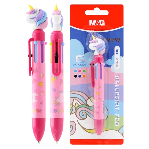 Pero guľôčkové M&G Unicorn 6-farebné /1ks