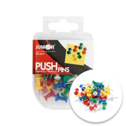 Pripináčiky do korku JUNIOR, 30 ks, pp box