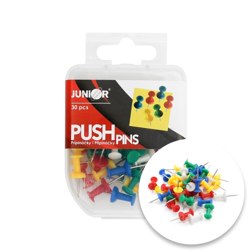 Cork tacks JUNIOR, 30 pcs, pp box